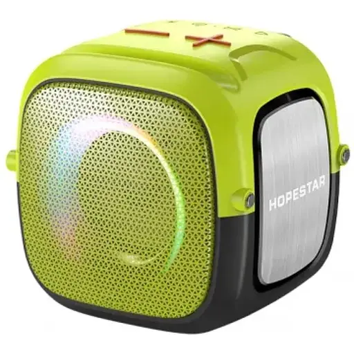 Колонка портативна Hopestar Party One Mini чорно-зелена - фото 1