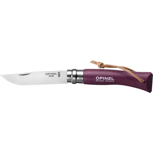 Нож Opinel №7 VRI Inox Trekking пурпурный