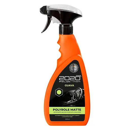 Матовый полироль для пластика и винила Polychrom 2020 Polyrole Matte с ароматом гуавы 1 л