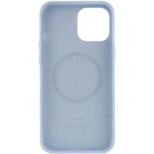 Чохол Silicone case AAA with Magsafe and Animation для Apple iPhone 12 Pro Max 6.7 Блакитний/Cloud Blue - фото 3