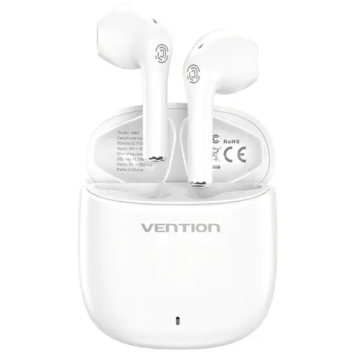 Наушники TWS Vention Elf Earbuds E02 White - фото 4