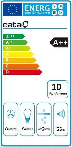 Вытяжка Cata T-образная 60 см 1065 м.куб/год Legend 6000 xgbk черная - фото 2