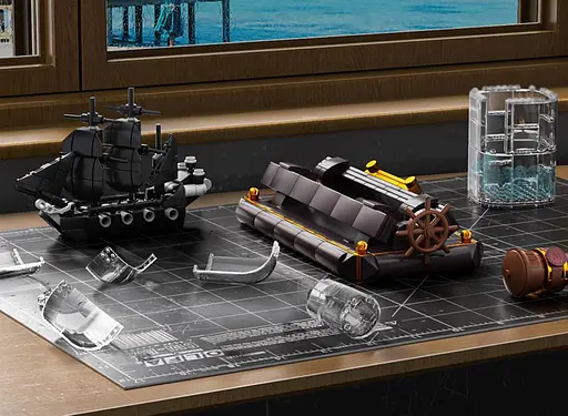 Конструктор Піратський корабель у пляшці 792 елементи - фото 7