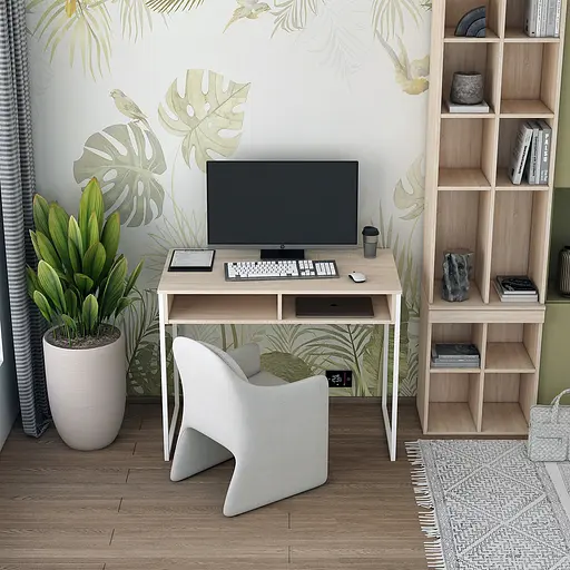 Стіл письмовий Doros Барт Дуб сонома з полицею 100х55х78.1 (41510123) - фото 5