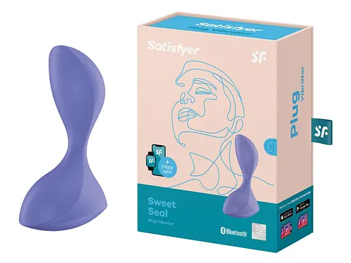 Анальная пробка Satisfyer Sweet Seal 11.2 см (фиолетовый) - фото 4