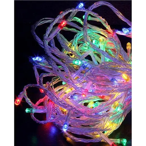 Електрична гірлянда Водоспад 3х3м різдвяна LED-штора 480 світлодіодів Новорічна гірлянда для декору Кольорова - фото 1