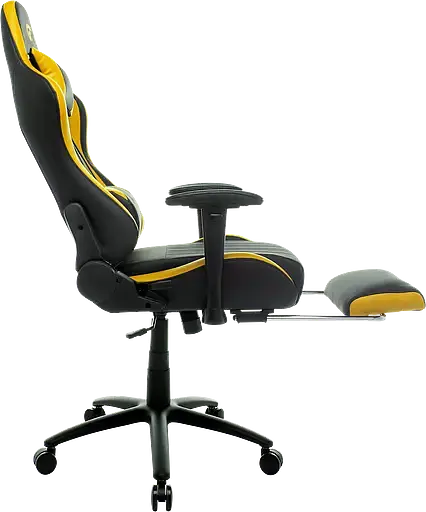 Геймерское кресло GT Racer черное с желтым (X-2534-F Black/Yellow) - фото 5