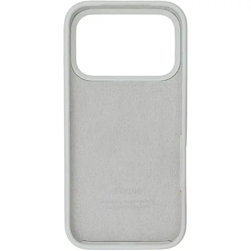 Чехол Silicone Case для Apple iPhone 17 Pro Max White AA [145088] - фото 2