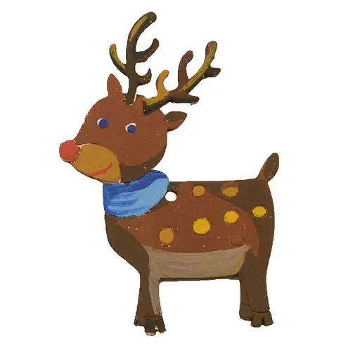 Набір для творчості новорічний Розпис акриловими фарбами "Олень та пінгвін" Умняшка НГ-002/2 - фото 5