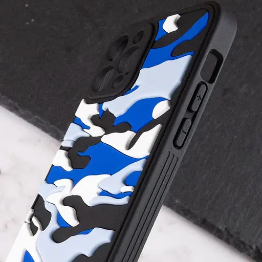 Чехол Epik TPU+PC Army Collection для Apple iPhone 12 Pro 6.1 Синий - фото 4