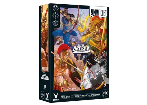 Настільна гра Geekach Games Unmatched: Битва легенд. Частина друга (Unmatched: Battle of Legends. Volume Two) (укр.) (GKCH053UM2)