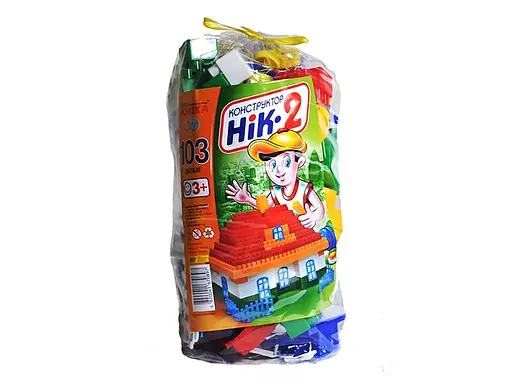 Конструктор НИК-2, 103 детали, Юника, 0897