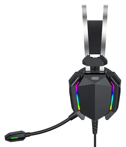 Гарнітура XO GE-07 Static RGB Long mic Gaming USB+Dual 3.5mm (7106523) - фото 2