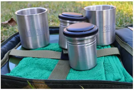 Столовые приборы набор Mivardi M-Carp Premium для рыбалки и туризма две персоны - фото 5