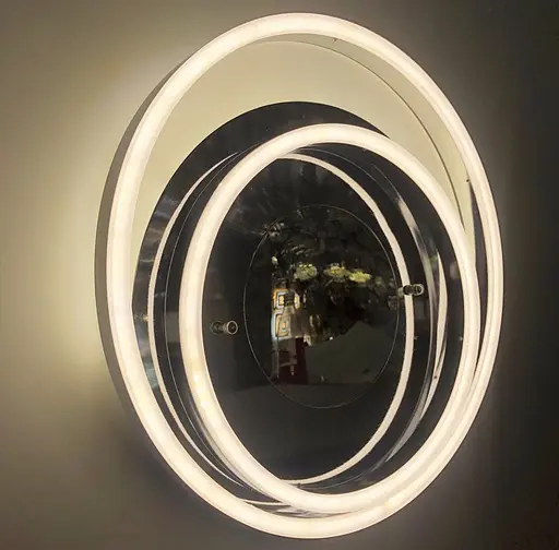 Світлодіодна люстра з 3D ефектом Line.F A 55011/2S+LED 3D CR - фото 3