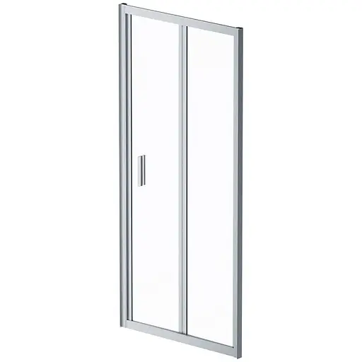 Душові двері AM.PM Gem 90x195 см скло прозоре хром W90UG-090-1F-195MT, прозорий, хром - фото 1