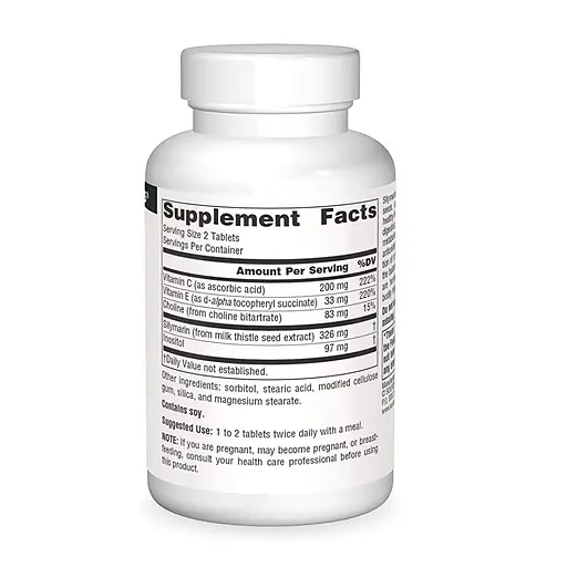 Натуральна добавка Source Naturals Silymarin Plus, 30 таблеток - фото 2