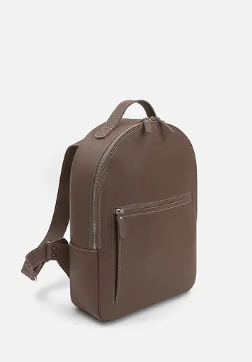 Шкіряний рюкзак Groove M темно-бежевий - фото 3