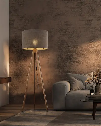 Торшер TK Lighting 16019 Grand E27 1x15W IP20 коричневый - фото 2