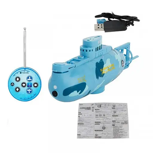 Радіокерований підводний човен Submarine 3311 (Синій) - фото 4