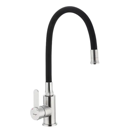 Змішувач для кухні з гнучким силіконовим зливом Ibergrif M22119-2 (IB0063) - фото 1