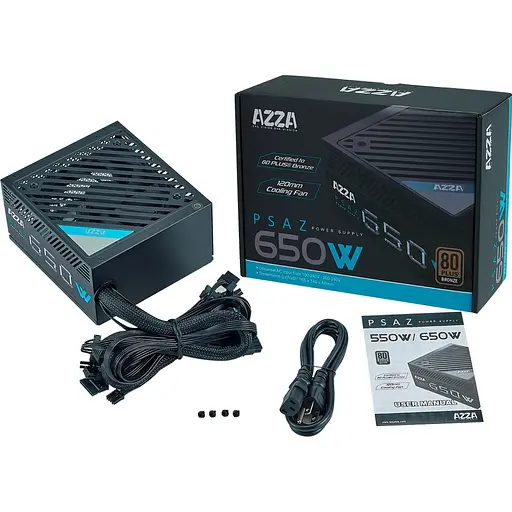 Блок живлення Azza 650W (PSAZ-650W) [141272] - фото 3