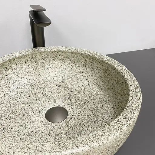 Умивальник VBI Corridonia beige stone matt накладний VBI-016100 - фото 5