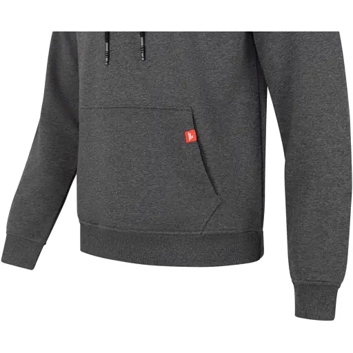 Реглан Favorite Black logo S Dark grey melange - фото 4