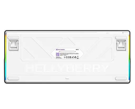 Клавіатура ігрова механічна HATOR HK-75-WV Hellyberry Switch USB White-Violet - фото 6