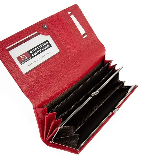 Гаманець жіночий шкіряний червоний Imperial Horse A0001 RED-2 - фото 3