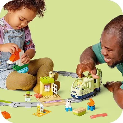 Уценка. Конструктор LEGO DUPLO Интерактивный приключенческий поезд 57 деталей (10427) - фото 8
