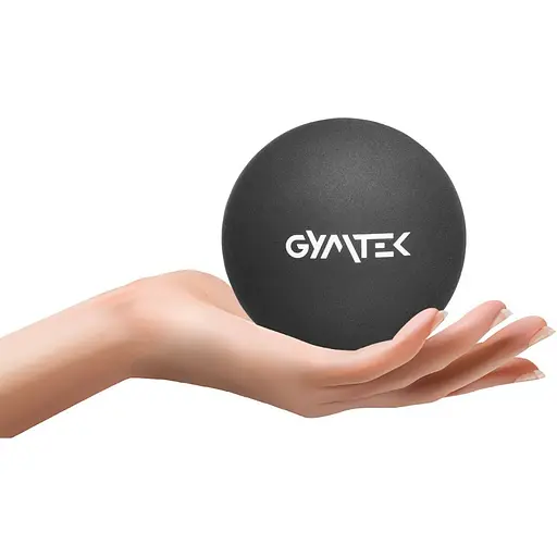 Массажный мяч Gymtek 63 мм силиконовый черный - фото 3