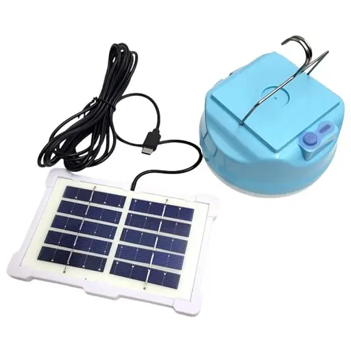 Фонарь аккумуляторная лампа CcLamp RB-CL023В LED 3 режима работы солнечная панель 50 Вт - фото 3