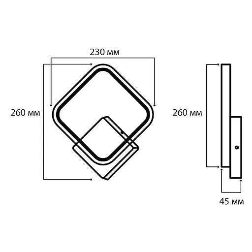 Світлодіодний накладний світильник Ardero AL6522ARD FORCE S 18Вт білий - фото 3