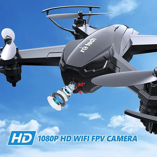 Дрон RC Drone Quadcopter WiFi Live Transmission із камерою 1080P із сумкою для перенесення - фото 6