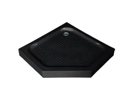 Душовий піддон Asignatura Turia 90x90 39833007 чорний Чорний - фото 1