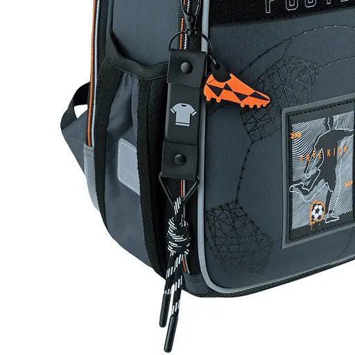 Рюкзак Kite Education каркасный 555 Goal Серый (K26-555S-6) - фото 17