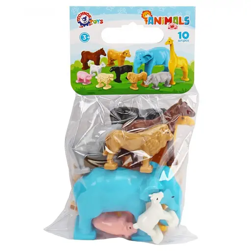 Детский игровой набор "Фигурки животных" 1102 домашние и дикие животные - фото 7