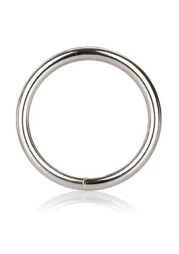 Эрекционное кольцо CalExotics Silver Ring Large 5 см серебристый - фото 2