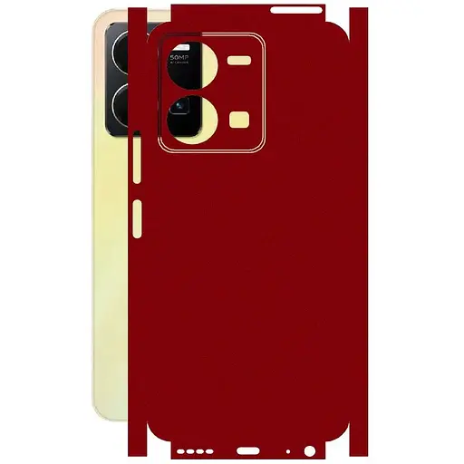 Захисна плівка StatusSKIN для Vivo Y35 Корпус Вініл Металік червоний