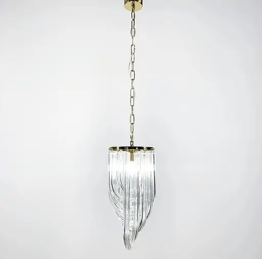 Подвесной светильник Flow Light в золотом каркасе Ø 20 см Line F | Ст. SA36-200 - фото 2