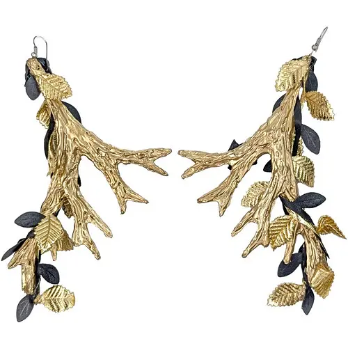 Серьги Эльфийка Rose - фото 2