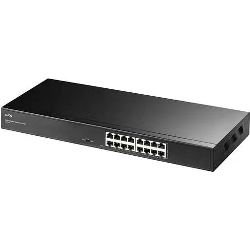Коммутатор Cudy GS1016L, 16 портовий Gigabit Metal Switch, 19" RM (GS1016L) - фото 1