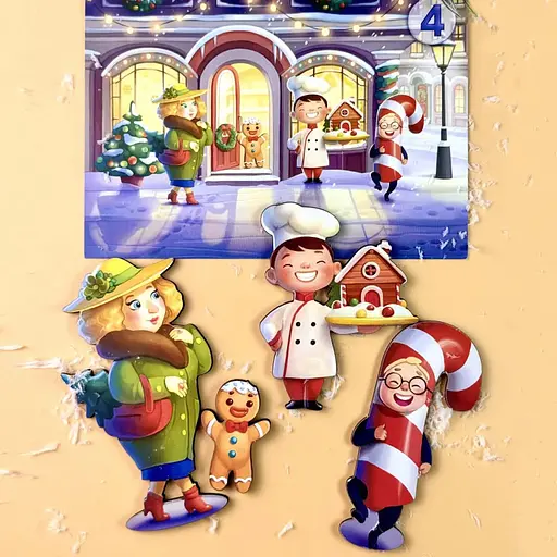 Дитяча настільна гра "Хто був на вулиці?" Ubumblebees (ПСД294) PSD294 дерев'яна - фото 11