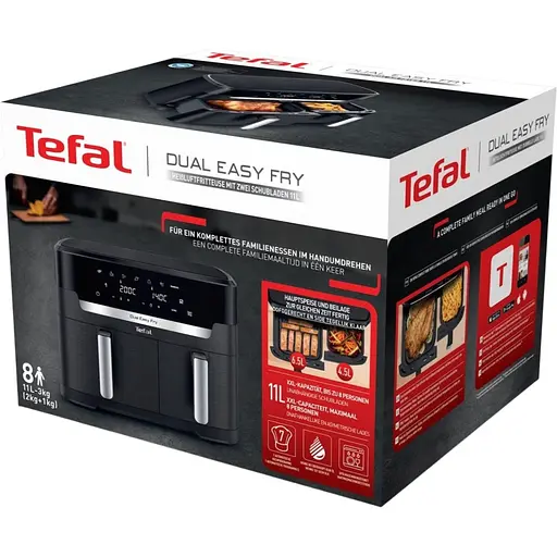 Мультипечь Tefal Dual Easy Fry XXL EY9428E0 [122976] - фото 5