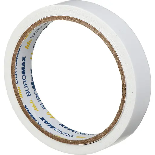 Лента клейкая двухсторонняя, 18 мм х 10 м, 8 шт. в упаковке