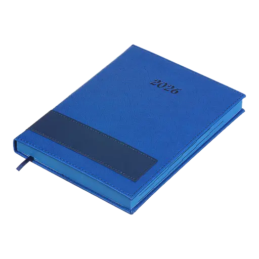 Ежедневник датированный Buromax Prestige 2026 A5 искусственная кожа синий (BM.21147-02) - фото 3