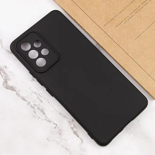 Чохол Silicone Cover Lakshmi Full Camera (AA) для Samsung Galaxy A53 5G Чорний / Black - фото 4