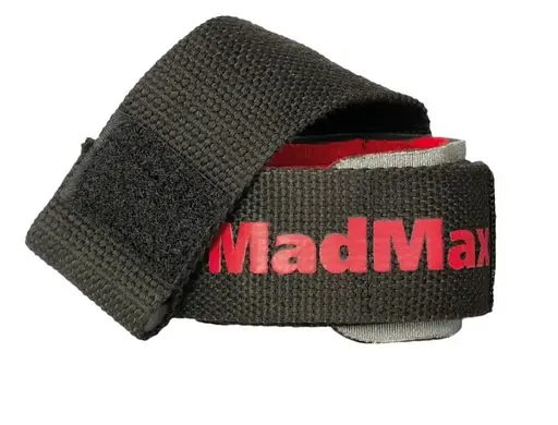 Лямки для тяги MadMax MFA-332 PWR Straps+ Black/Grey/Red (MFA-332-U) - фото 1