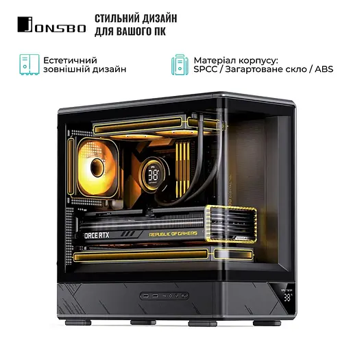 Корпус JONSBO D200 Black - фото 5